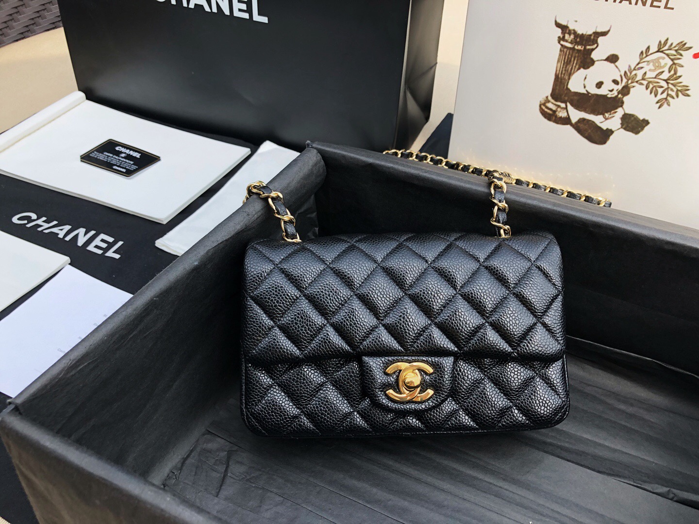 CHANEL官网菱格纹包包 小珍珠链条口盖包 CHANEL经典款包包 - 七七奢侈品