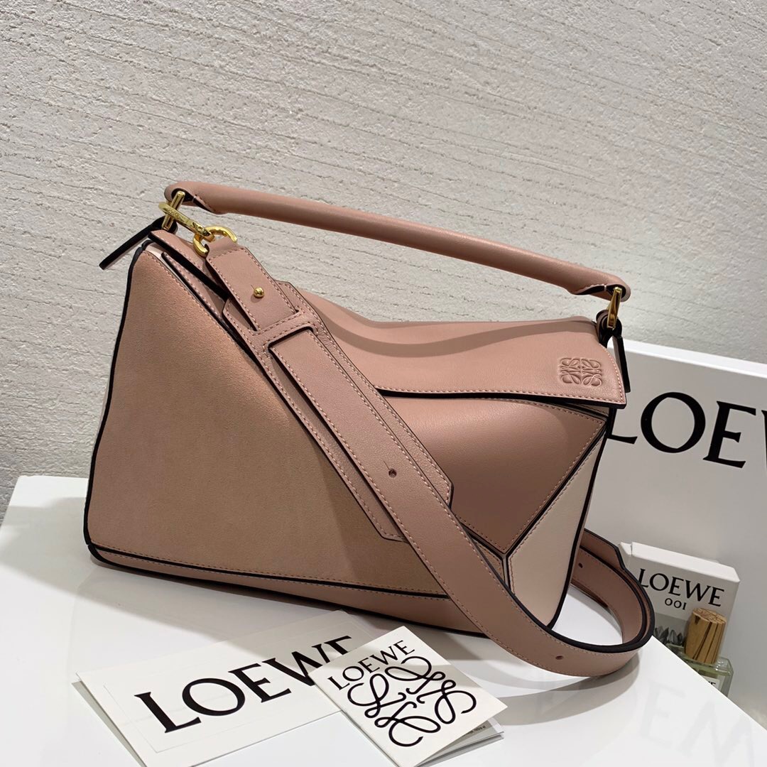 loewe puzzle bag blush multitone